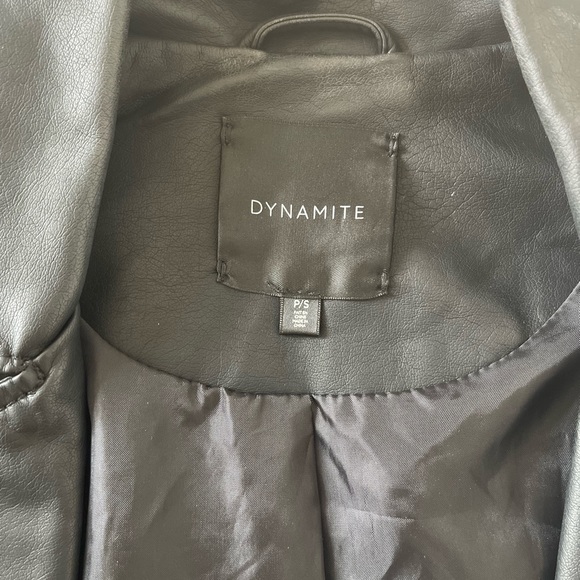 Dynamite Leather Jacket, Size S - Picture 3 of 3